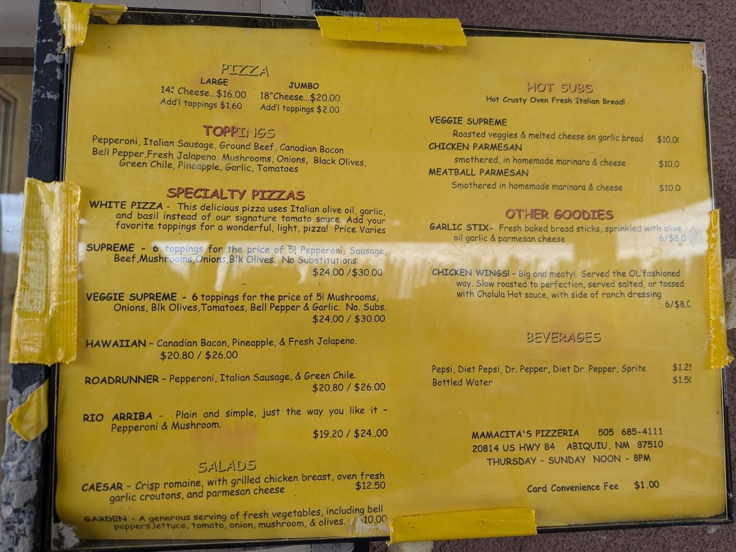 Mamacita's Pizzeria