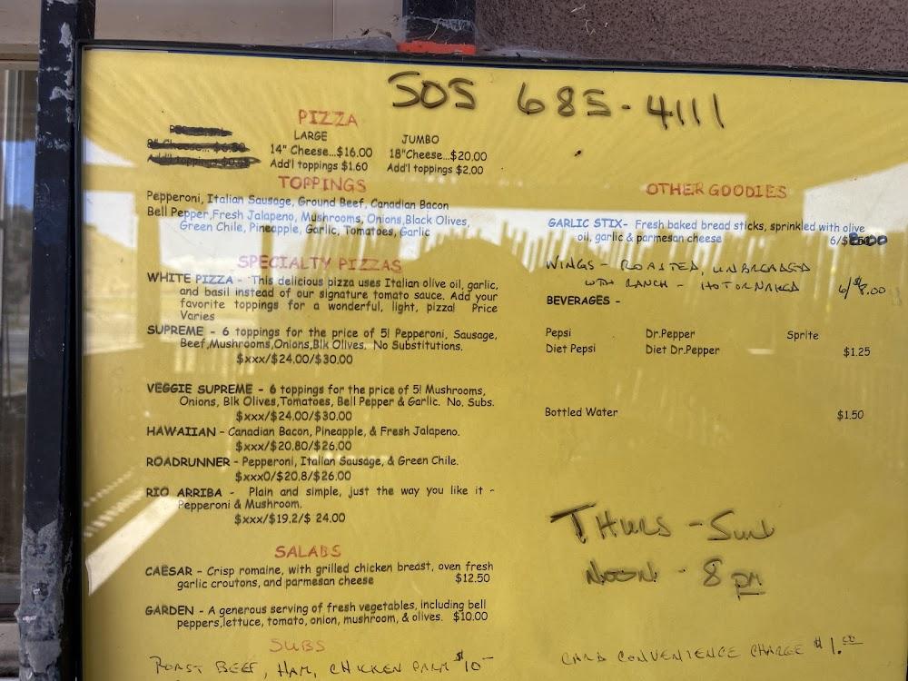 Mamacita's Pizzeria Menu image 3